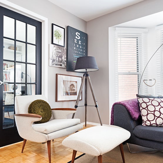 UN SALON CHALEUREUX ET STYLÉ