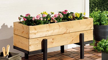 Fabriquer une jardinière sur pattes