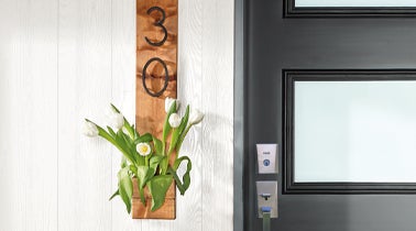 How to make an address plate with a flower box
