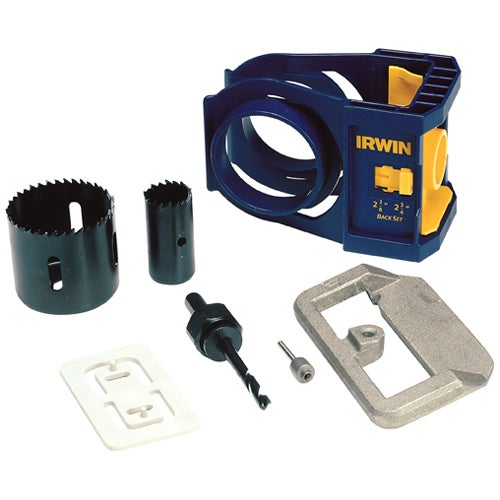Irwin door hole saw kit deals
