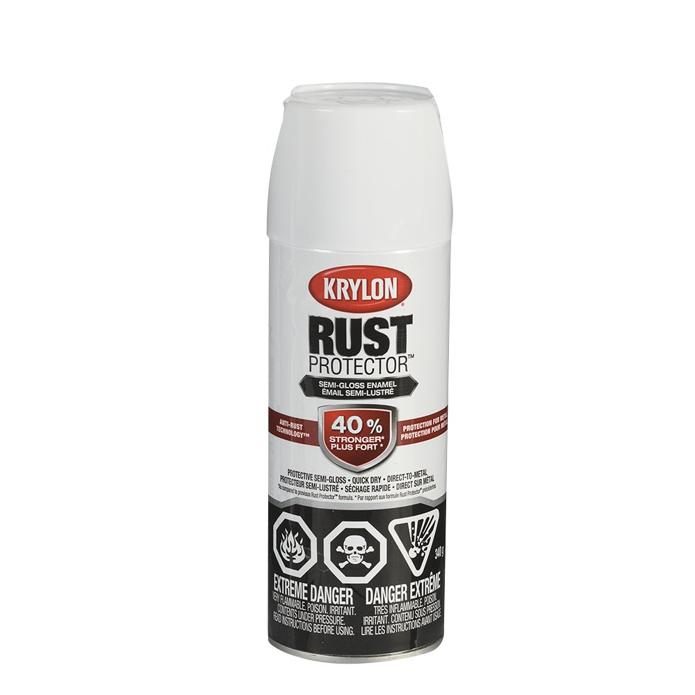 White anti rust paint top