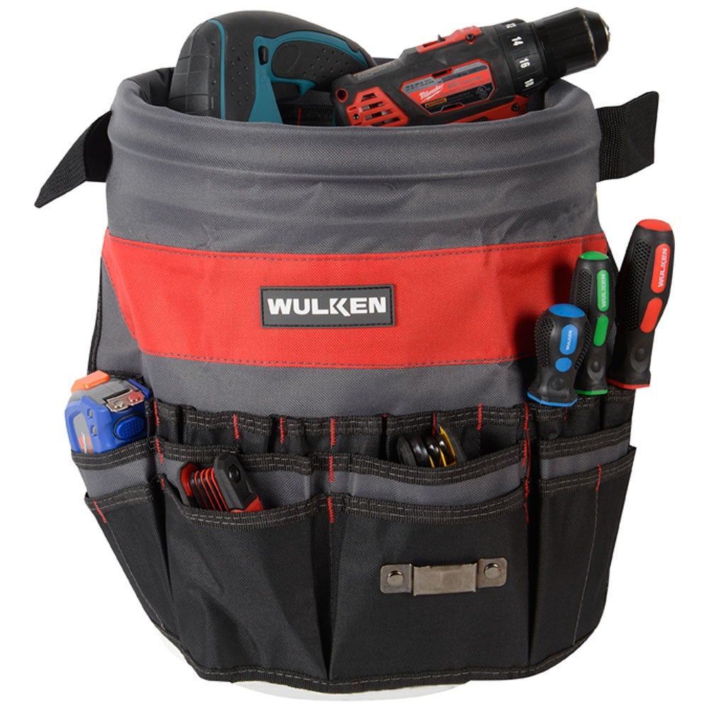 Sac outils pour seau 62 poches