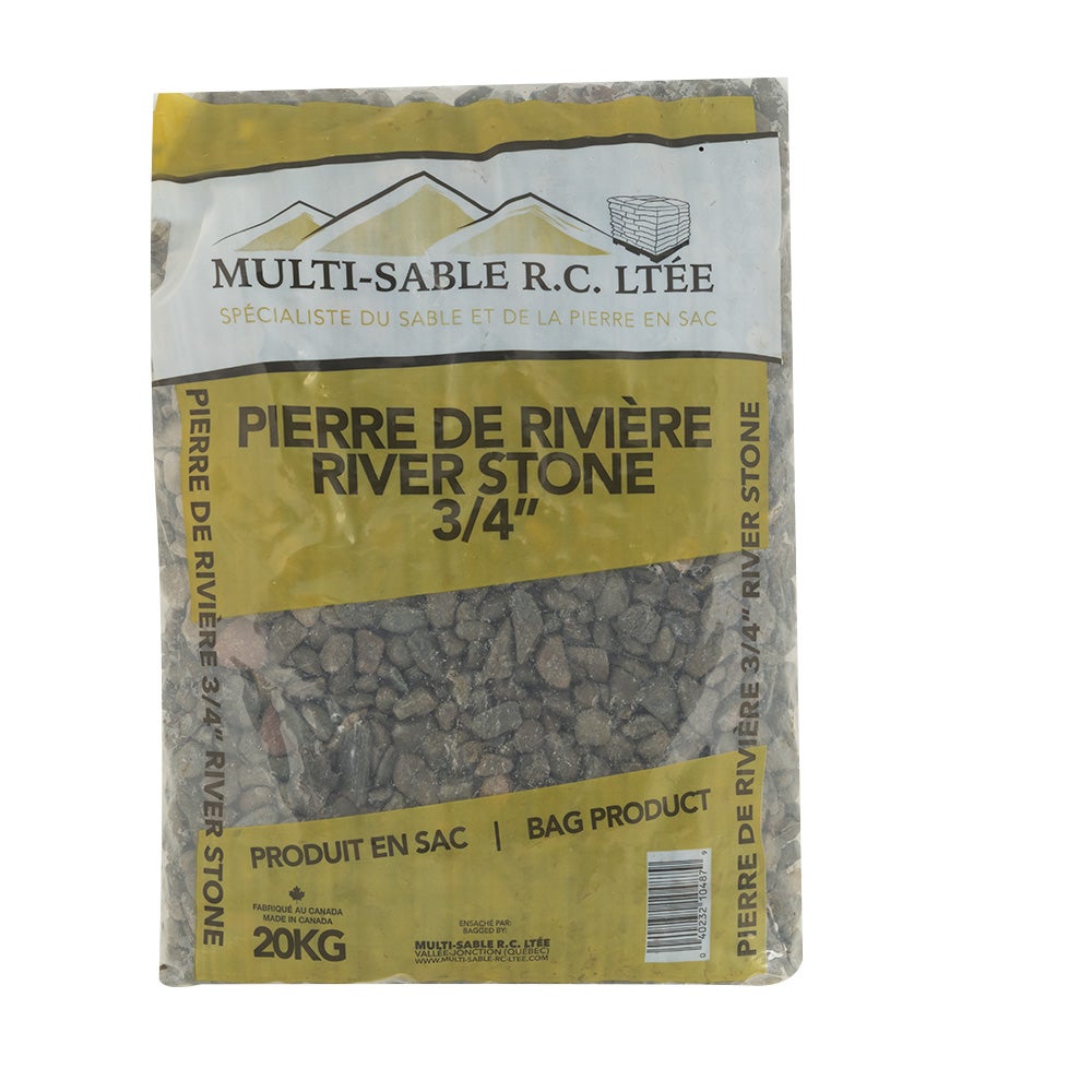 お買い得モデル in. 3/4 River Canac - kg 20 Stone 建築工学